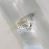 Papanași Ring 甜麵圈珍珠戒指