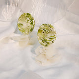 (套組)Blooming Tides II Jadeite Large 大穗生浪花耳飾 - 翠玉