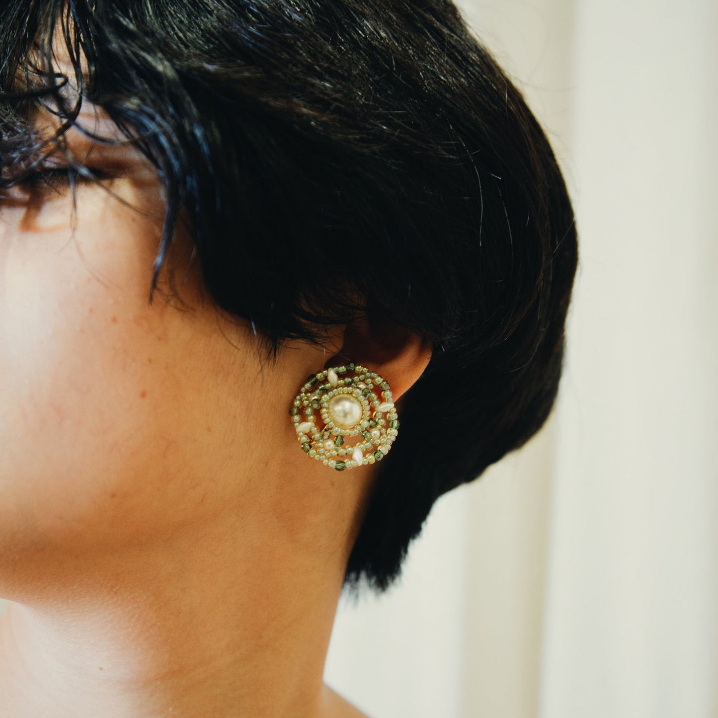 Silk Earrings 絲綢耳環