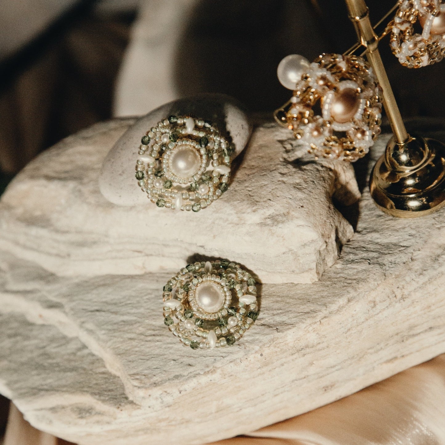 Silk Earrings 絲綢耳環