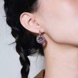 Rolling Earrings - Lilac Purple