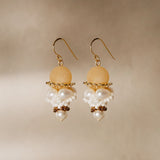 Corona Goblet with Topaz Earrings