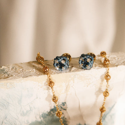 Caravan Solo Studs 獨旅耳環－蒼瀲藍