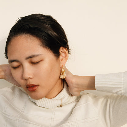 Solitude Earrings 孤寂耳飾－清影銀