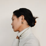 Rolling Earrings 環圈耳飾－燕麥金