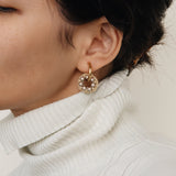 Rolling Earrings 環圈耳飾－燕麥金