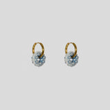 Rolling Earrings 環圈耳飾－浮空藍