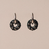 Rolling Earrings - Pearl Black