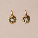Rolling Earrings - Iridescent Green