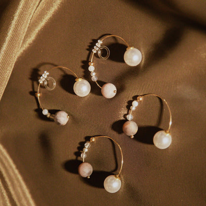 Solar Eclipse Halo 日蝕光環耳飾