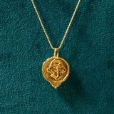 Aries Necklace Aries Sunlight Zodiac Pendant