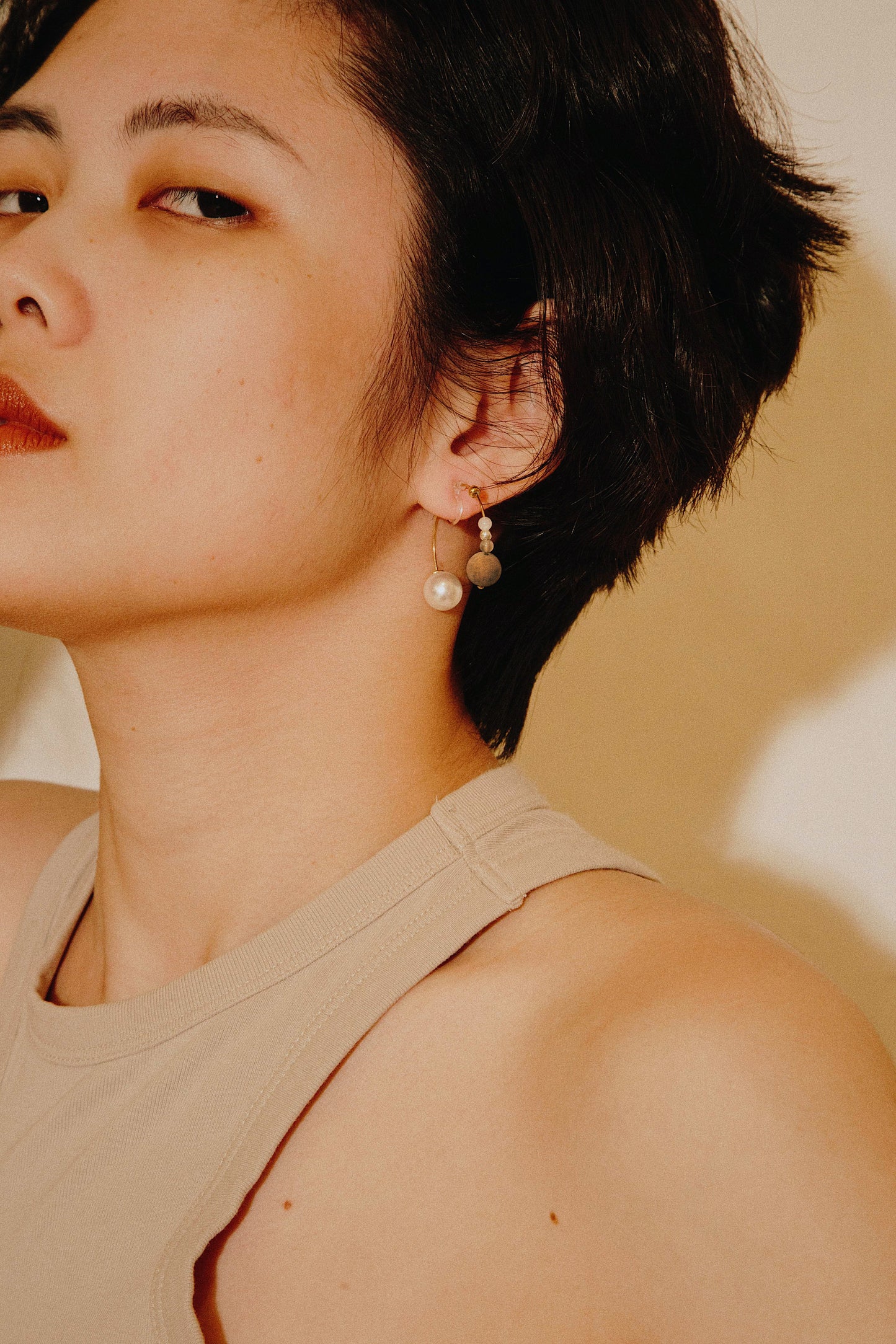 Solar Eclipse Halo 日蝕光環耳飾