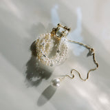 Snow & Frost Threader Earrings 堆雪珍珠耳飾
