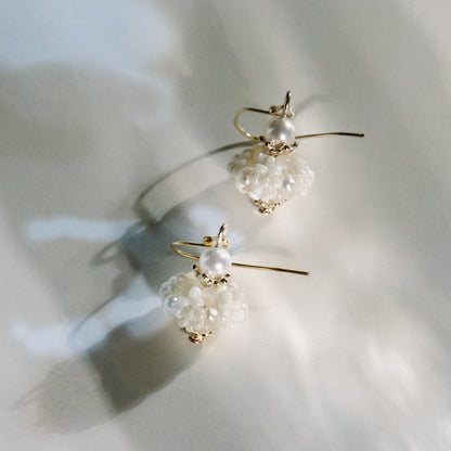 Papanași Earrings 甜麵圈珍珠耳飾