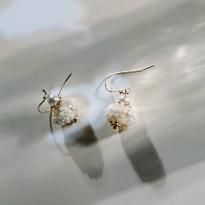 Papanași Earrings 甜麵圈珍珠耳飾
