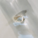 Papanași Ring Donut Pearl Ring