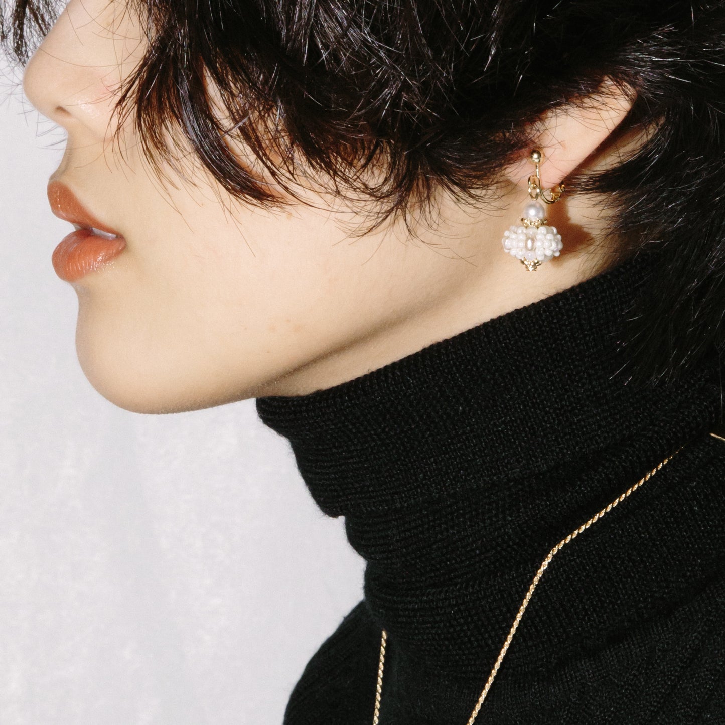 Papanași Earrings 甜麵圈珍珠耳飾