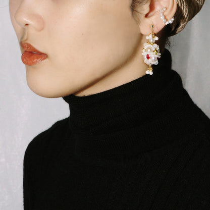 The Ornament 雙彩寶珠耳飾