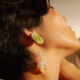 (Set) Blooming Tides II Jadeite Small Earrings - Jadeite