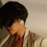 Jadeite Earpieces 