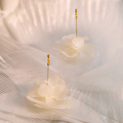 （套組）Blooming Tides II Sienna Small 小穗生浪花耳飾 - 赭石