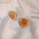 Sienna Earpieces 赭石軟陶飾片