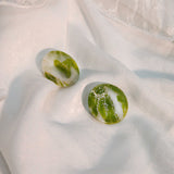 Jadeite Earpieces 翠玉軟陶飾片