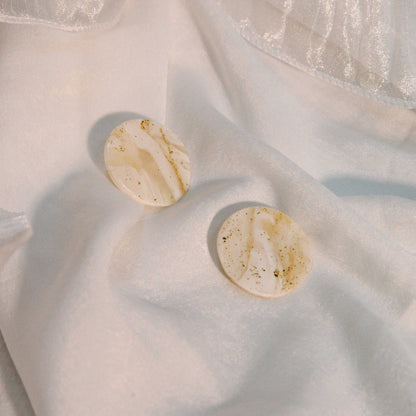 Papyrus Earpieces 莎草紙軟陶飾片