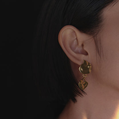 Hestia by THRIVE 蹈火冉冉兩用項鍊/耳針-黃銅