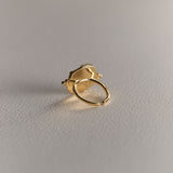 Gaia by THRIVE Fertile Earth Pinched Ring - Brass