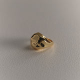 Thetis by THRIVE Mooring Water Ripple Ring - Brass 