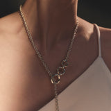 Thetis by THRIVE Mooring Water Ripple Necklace - Silver 