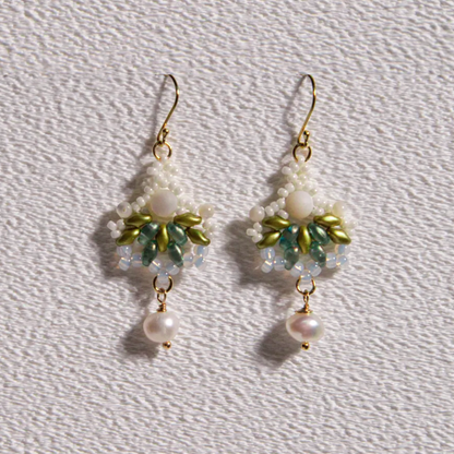 Creusa's Kingfisher Small Earrings 克蕾烏莎小翠鳥耳飾