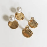 THRIVE Logo Round Disc Stud & Clip-On Earrings